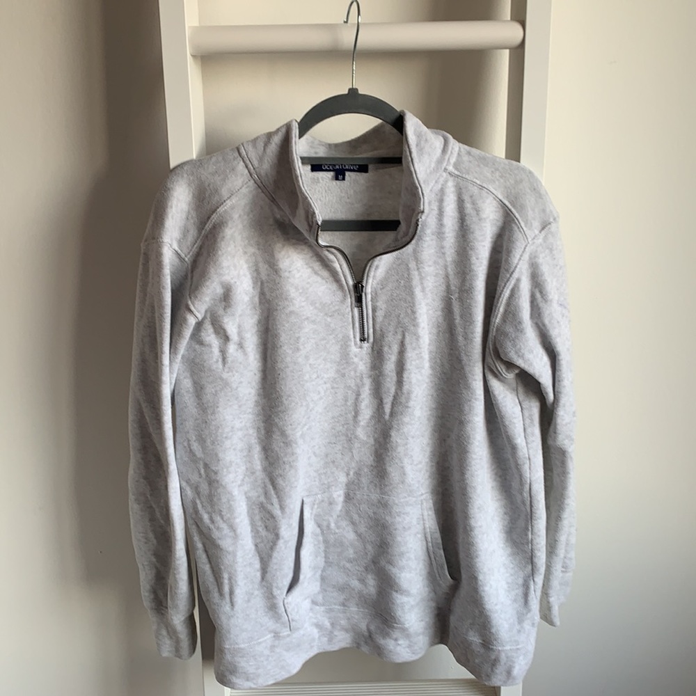 Ocean Drive Gray Quarter-Zip
